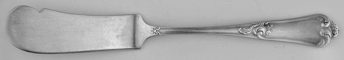 BMN2 (STERLING) Flat Handle Master Butter Knife by Bruckmann & Sohne-1