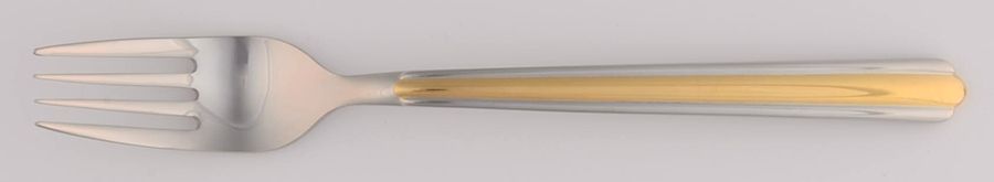 Piazza Gold (Stainless, Gold Accent) Individual Salad Fork by Bremer Silberschmied-1