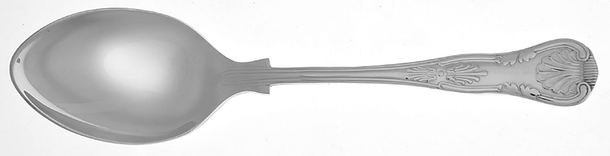 Kings (Silverplate, 1980) Place/Oval Soup Spoon by George Butler-1