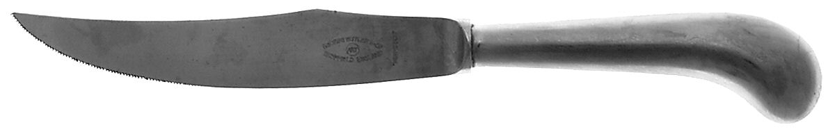 Queen Anne (Stainless) Individual Pistol Handle Steak Knife by George Butler-1