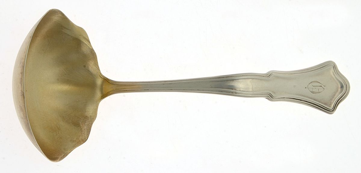 Alden (Sterling, 1900-1909) Solid Gravy Ladle by R. Blackinton & Co-1