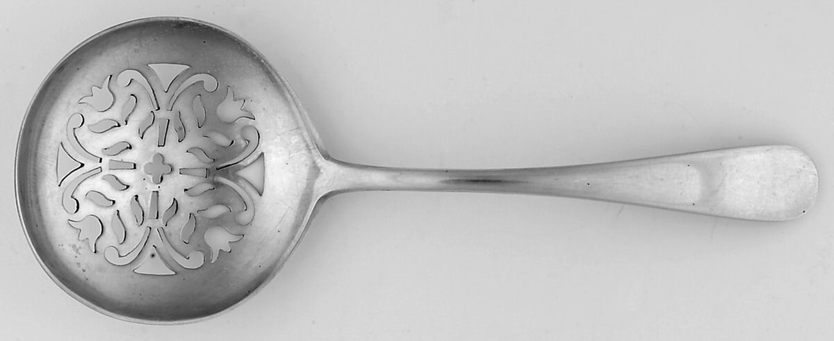 French Colonial (Sterling, 1940) Solid Bon Bon Spoon by R. Blackinton & Co-1