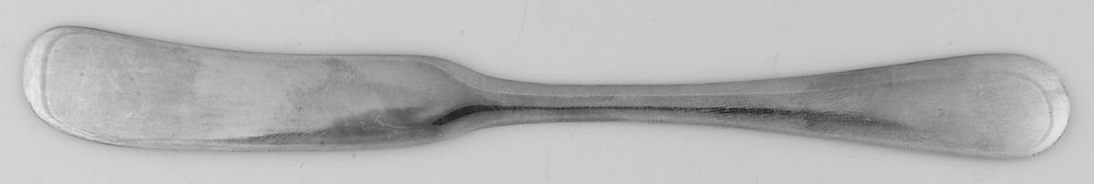French Colonial (Sterling, 1940) Flat Handle Butter Spreader by R. Blackinton & Co-1