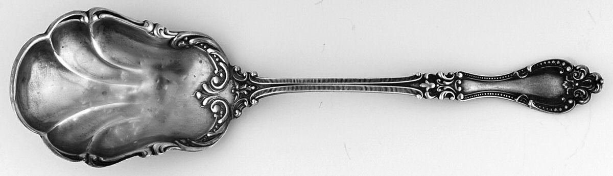 Helena (Sterling, 1900) Small Solid Berry/Casserole Spoon by R. Blackinton & Co-1