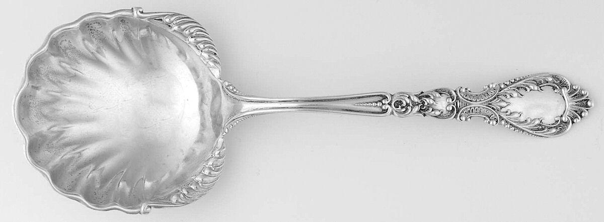Nautilus (Sterling, 1900) Preserve Spoon by R. Blackinton & Co-1