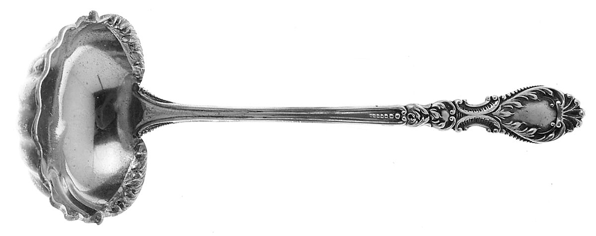 Nautilus (Sterling, 1900) Solid Gravy Ladle by R. Blackinton & Co-1