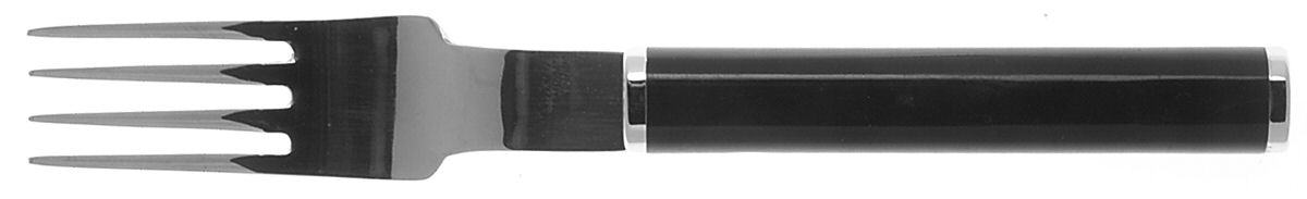 Oval-Black Handle (Stainless) Individual Salad Fork by Boda Nova-1