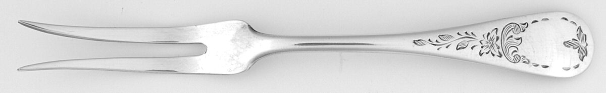 Queen Mary (Silverplate) Lemon Fork by Birks Silver-1