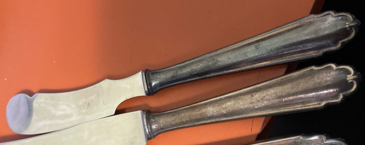 Liselotte (Silverplate) Cheese Spreader with Stainless Blade by Bruckmann & Sohne-1