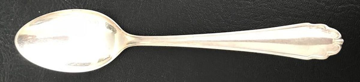 Liselotte (Silverplate) Dessert/Oval Soup Spoon by Bruckmann & Sohne-1
