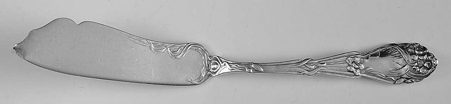 Narcissus (Sterling) Flat Handle Master Butter Knife by R. Blackinton & Co-1
