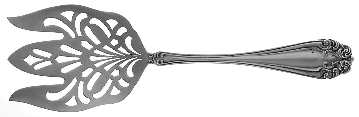 Claremont (Sterling) Solid Salad Serving Fork by R. Blackinton & Co-1