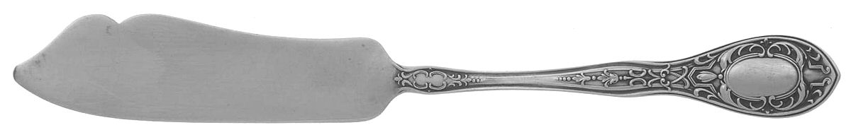 BAO2 (STERLING) Flat Handle Master Butter Knife by Baird-North -1