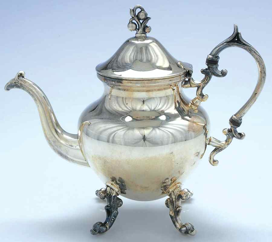 BIM1 (Silverplate, Hollowware) Teapot by Birmingham Silver Co-1