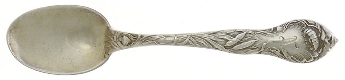 Lotus (Sterling) Demitasse Spoon by R. Blackinton & Co-1