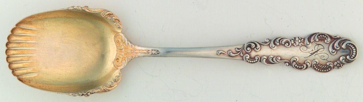 BLS7 (STERLING) Large Jelly Spoon by R. Blackinton & Co-1