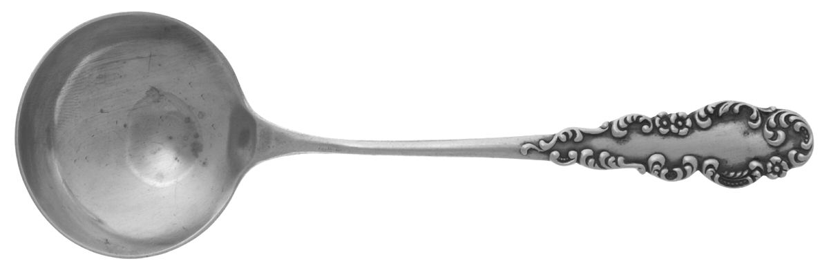 BLS7 (STERLING) Round Bowl Soup Spoon (Bouillon) by R. Blackinton & Co-1