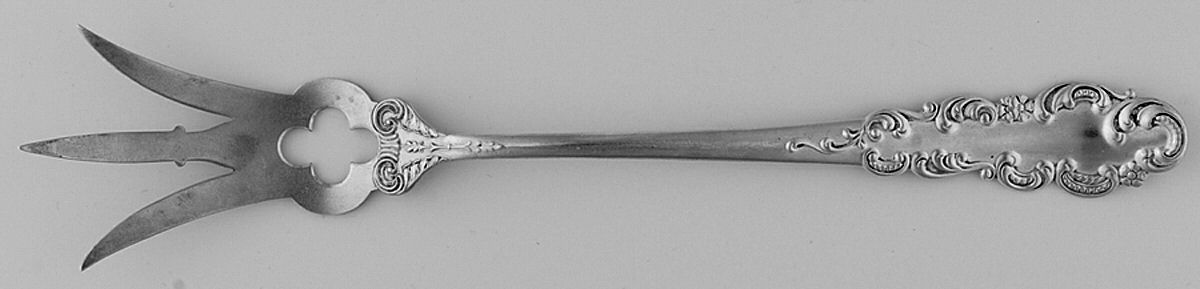 BLS7 (STERLING) Large Lettuce Serving Fork by R. Blackinton & Co-1