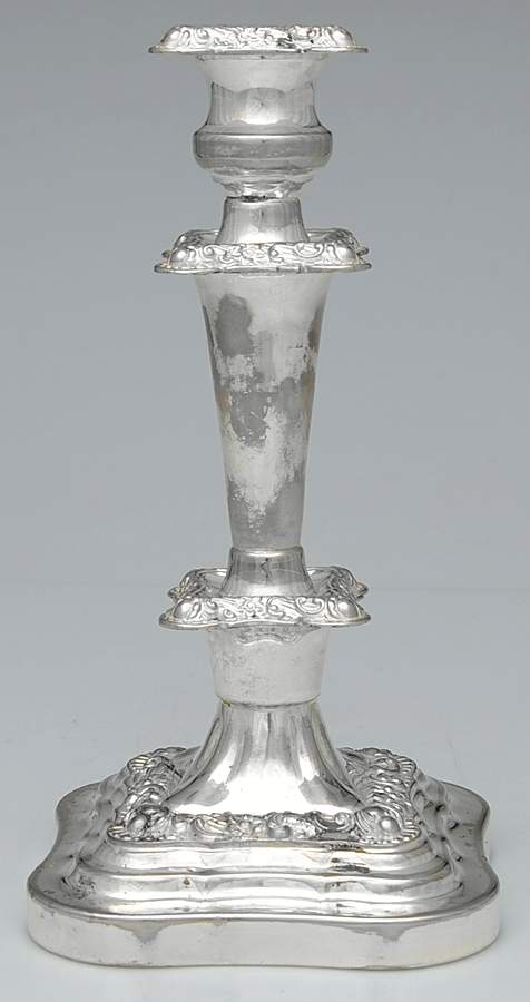 BIM4 (Silverplate, Hollowware) 11" Candlestick by Birmingham Silver Co-1