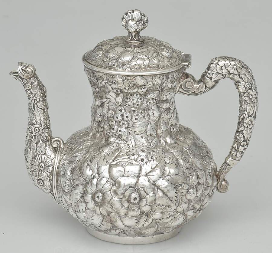 989 (Silverplate, Hollowware) Teapot by Barbour Bros -1
