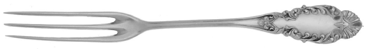 BLS14 (Sterling) Strawberry Fork with Enamel Inlay by R. Blackinton & Co-1
