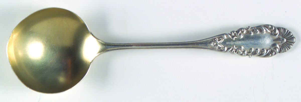 BLS14 (Sterling) Round Bowl Soup Spoon (Bouillon) by R. Blackinton & Co-1