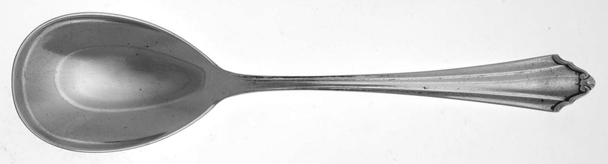 Friedrike  Solid Serving Spoon by Bremer Silberwarenfa-1