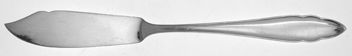BMN14 (Silverplate) Individual Solid Fish Knife by Bruckmann & Sohne-1