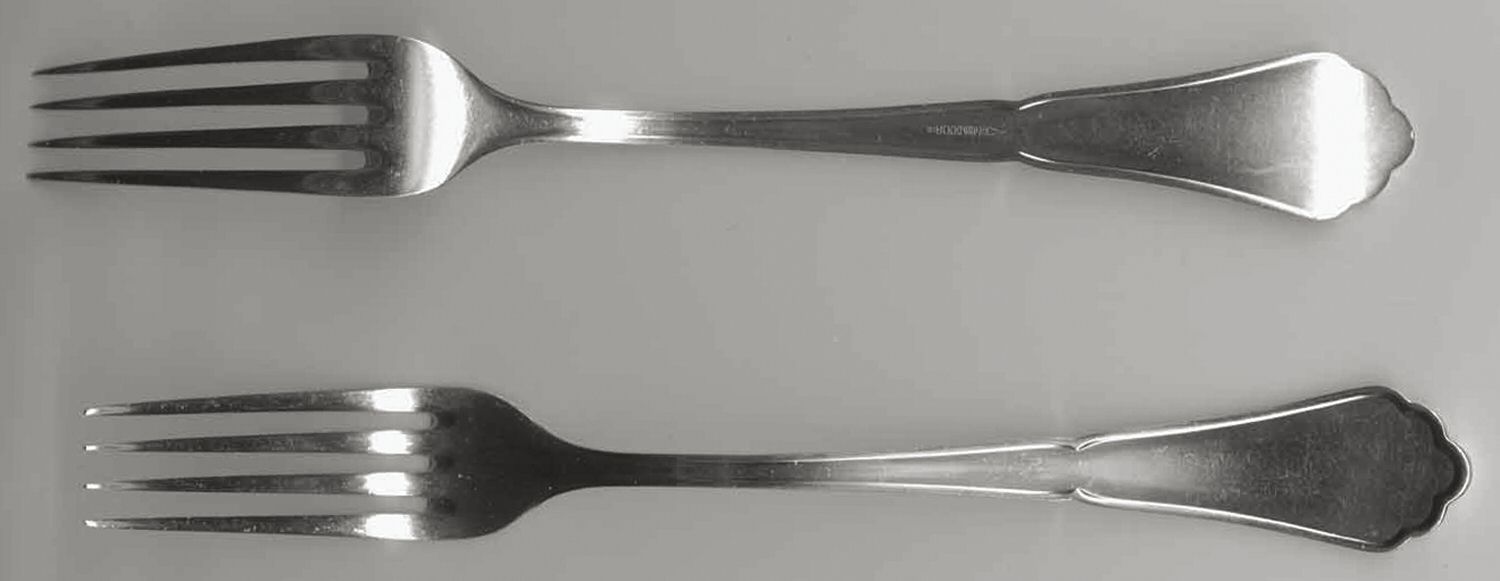 English Chippendale  Fork by Bremer Silberschmied-1