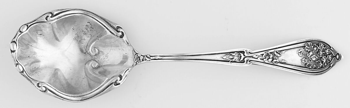 Sweetbrier (Sterling) Sugar Shell Spoon by R. Blackinton & Co-1