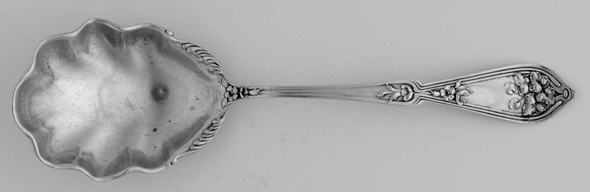 Sweetbrier (Sterling) Sugar Shell Spoon by R. Blackinton & Co-1