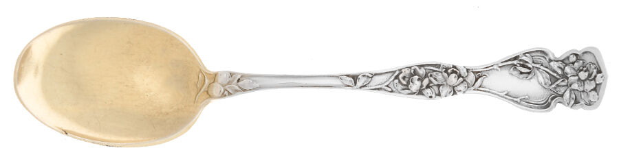 Cherry Blossom (Sterling, No Mono) Demitasse Spoon by R. Blackinton & Co-1