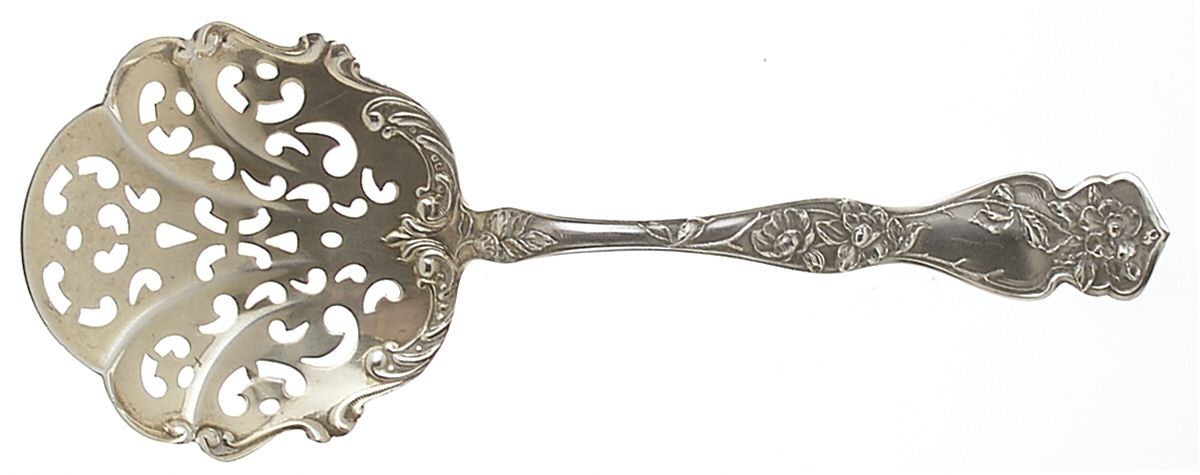 Cherry Blossom (Sterling, No Mono) Tomato Server, Solid Piece by R. Blackinton & Co-1