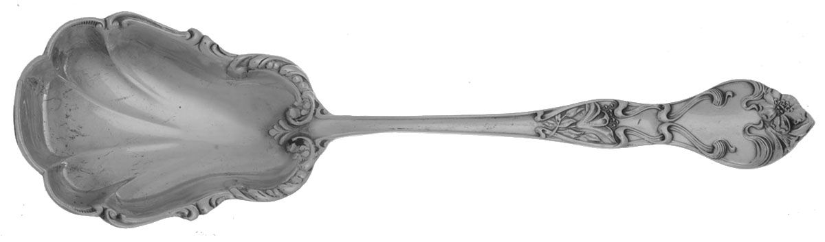 Azalia (Sterling) Sugar Shell Spoon by R. Blackinton & Co-1