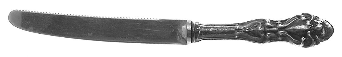 Azalia (Sterling) Orange Knife with Stainless Blade by R. Blackinton & Co-1