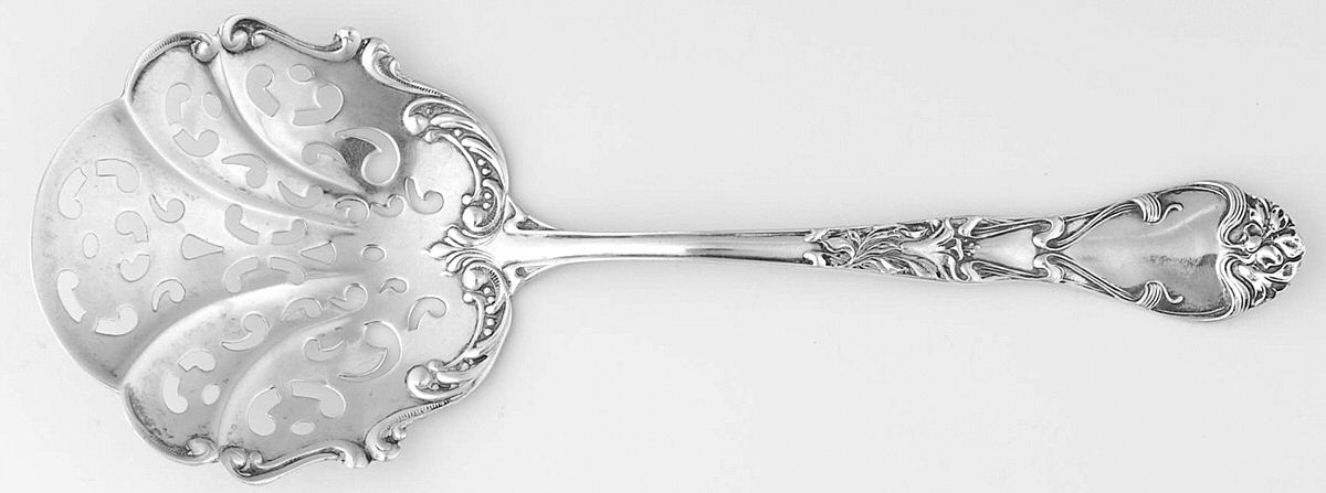 Azalia (Sterling) Tomato Server, Solid Piece by R. Blackinton & Co-1