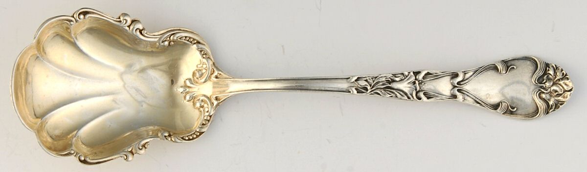 Azalia (Sterling) Large Jelly Spoon by R. Blackinton & Co-1