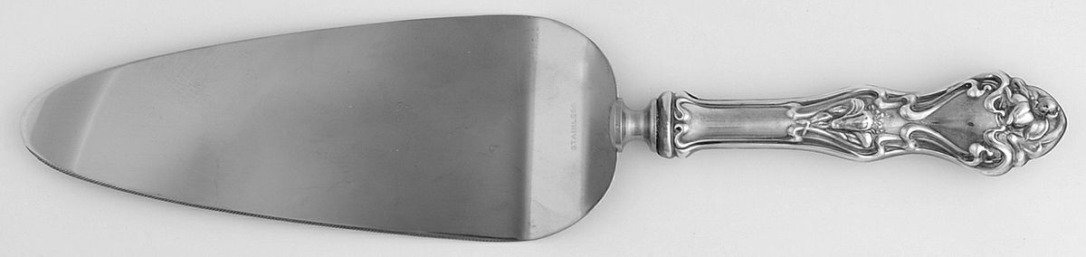 Azalia (Sterling) Pie Server with Stainless Blade by R. Blackinton & Co-1