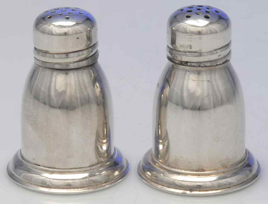 Sterling Hollowware Individual Salt and Pepper Set by Birks Silver-1
