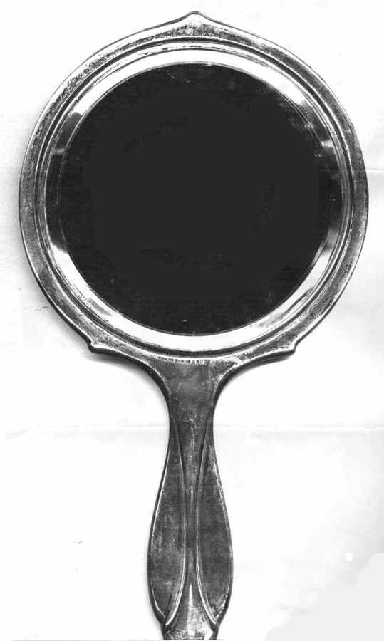 2300 (Sterling, Hollowware) Mirror with Handle by R. Blackinton & Co-1