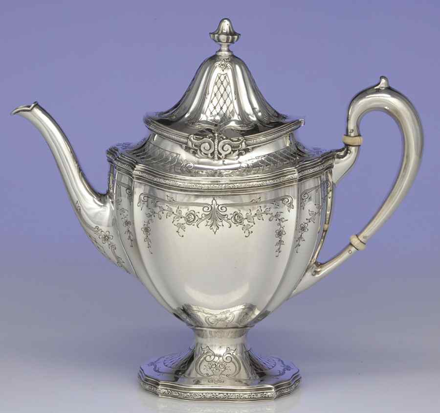 Chippendale (Sterling, Hollowware) Teapot by Black Starr & Frost-1