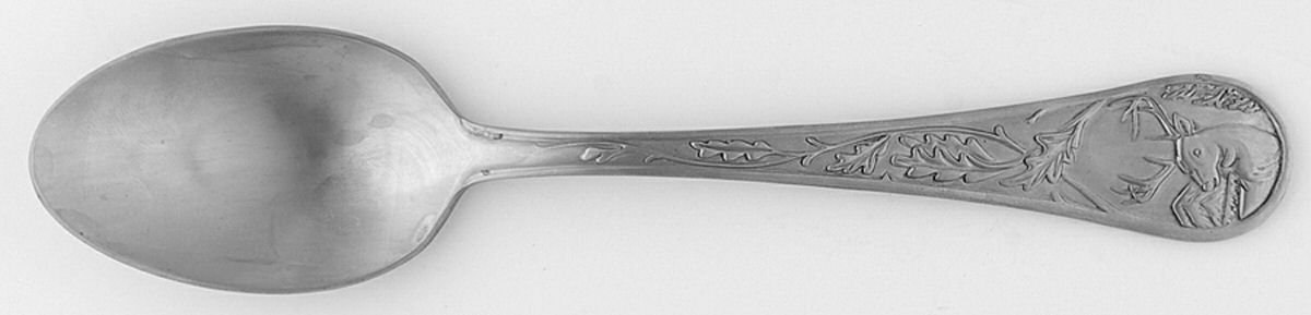 Deer (Stainless) Place/Oval Soup Spoon by Bass Pro Shops Flatw-1