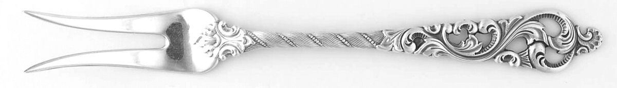 Dobbel Rokokko  Cocktail/Seafood Fork by Brodrene Lohne (Norway)-1