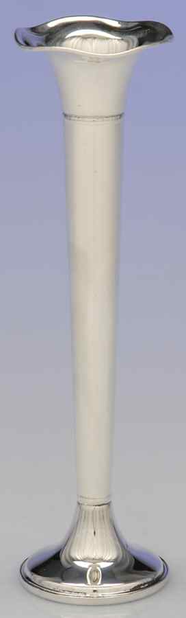 287 (Sterling, Hollowware) 6" Weighted Bud Vase by Baldwin & Miller-1