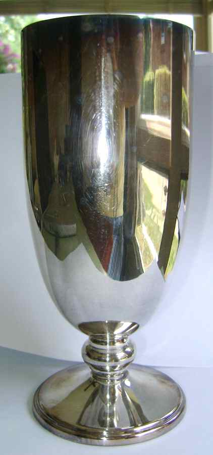 11 (Silverplate, Hollowware) Water Goblet by R. Blackinton & Co-1