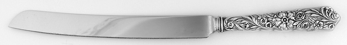 BLS24 (Sterling) Cake Slicer with Stainless Blade by R. Blackinton & Co-1