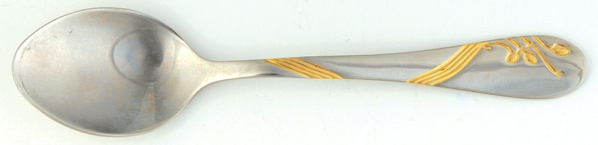 Sphere Gold (Stainless) Teaspoon by Berghoff-1