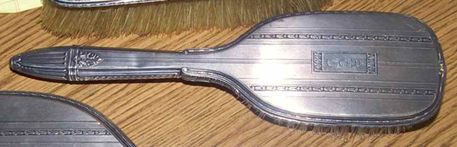 1500 (Sterling, Hollowware) Hair Brush by R. Blackinton & Co-1