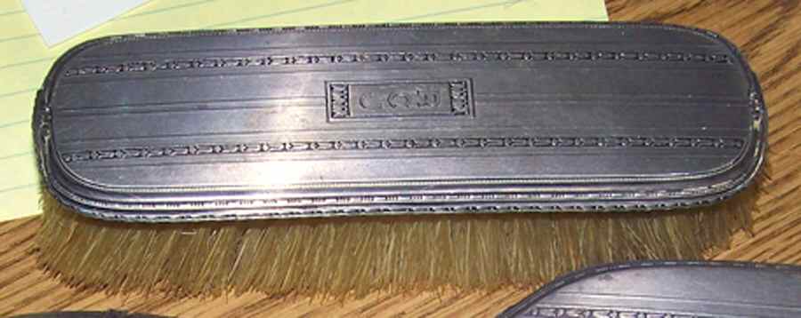 1500 (Sterling, Hollowware) Clothes Brush by R. Blackinton & Co-1