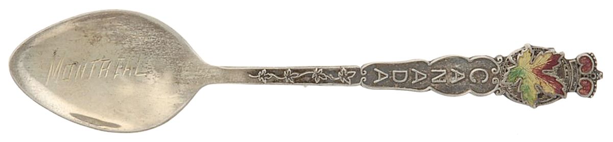 Canada Souvenir Spoons (Sterling) Canada Demitasse Spoon by Breadner Co. Ltd-1